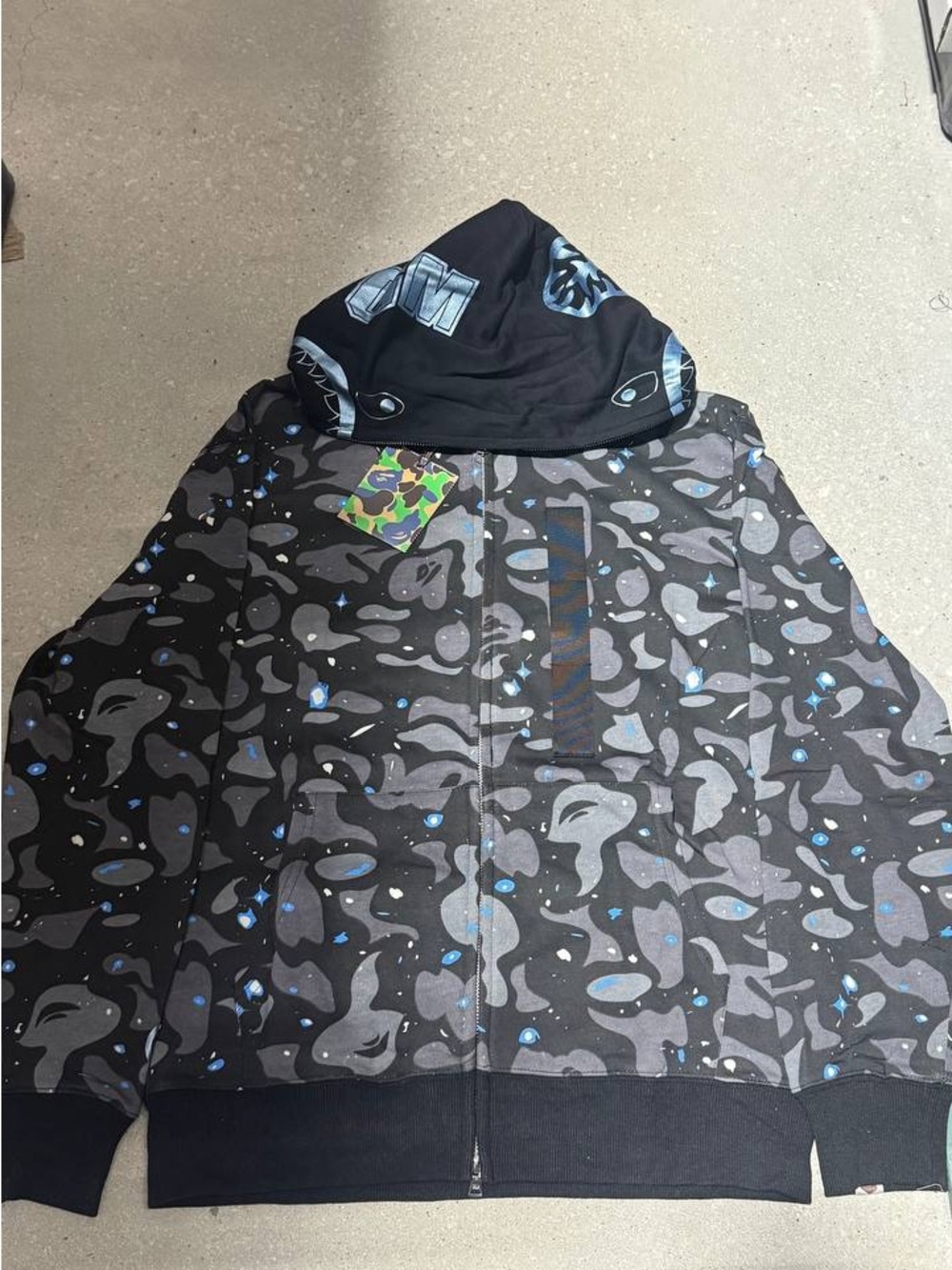 AUTHENTIC ✅ BAPE “Solar System” zip up hoodie